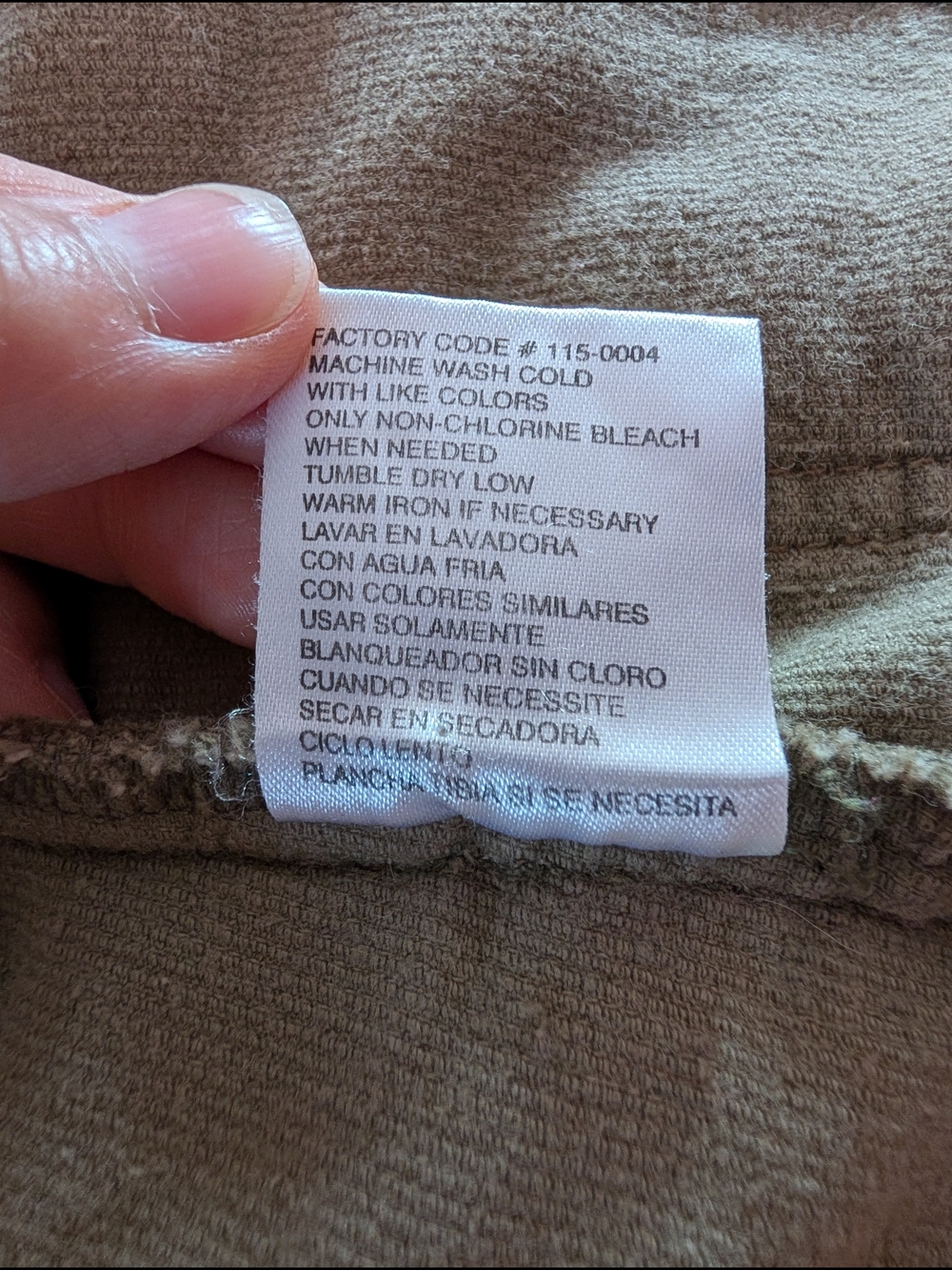 Plugg Olive Brown Corduroy Button-Front Jacket - Picture 10 of 10